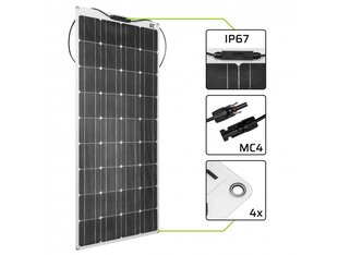 Green Cell GC SolarFlex lanksti saulės panelė 100W 18V kaina ir informacija | Komponentai saulės jėgainėms | pigu.lt
