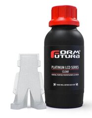 FormFutura Platinum LCD Series 3D spausdintuvo derva 500ml, skaidri kaina ir informacija | Spausdintuvų priedai | pigu.lt