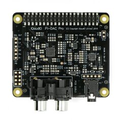 IQaudIO DAC Pro garso plokštė Raspberry Pi 4B / 3B + / 3B kaina ir informacija | Atviro kodo elektronika | pigu.lt