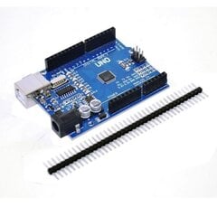 UNO R3 CH340 Atmel ATMega328 16MHz - suderinamas su Arduino UNO kaina ir informacija | Atviro kodo elektronika | pigu.lt