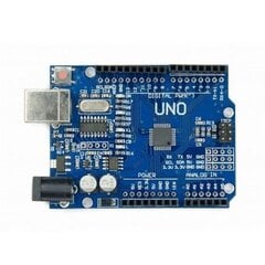 UNO R3 CH340 Atmel ATMega328 16MHz - suderinamas su Arduino UNO kaina ir informacija | Atviro kodo elektronika | pigu.lt