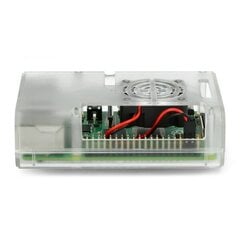 Raspberry Pi dėžutė justPi - skaidri kaina ir informacija | Atviro kodo elektronika | pigu.lt