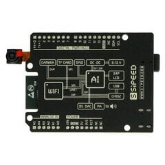 WiFi valdiklis Maixduino AI - K210 RISC-V AI + lOT ESP32 + OV2640 - DFRobot DFR0640 kaina ir informacija | Atviro kodo elektronika | pigu.lt