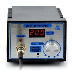 Litavimo stotelė WEP 937D NewDesign 60W 220V 480°C kaina ir informacija | Mechaniniai įrankiai | pigu.lt