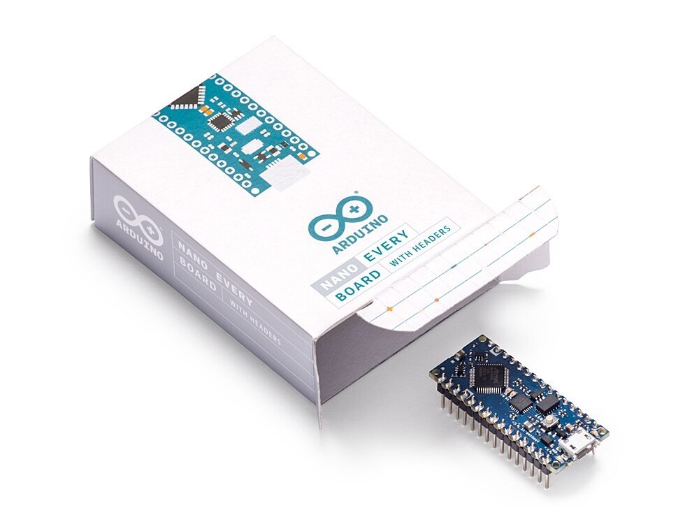 Arduino Nano Every, su jungtimis цена и информация | Atviro kodo elektronika | pigu.lt