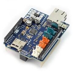 Arduino Ethernet Shield 2 priedelis su microSD skaitytuvu kaina ir informacija | Atviro kodo elektronika | pigu.lt