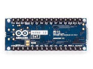 Arduino Nano 33 IOT цена и информация | Электроника с открытым кодом | pigu.lt