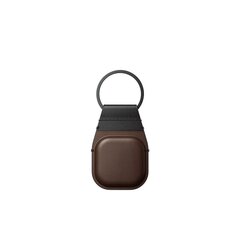 Nomad Leather Keychain Apple Airtag dėklas, rudas kaina ir informacija | Priedai telefonams | pigu.lt