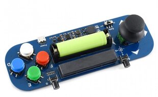 Waveshare Gamepad modulis su vairasvirte ir mygtukais skirtas Micro:bit 14500 Li-ion kaina ir informacija | Atviro kodo elektronika | pigu.lt