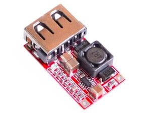 DC/DC Įtampos keitiklis iš 6-24V į 5V USB (STEP DOWN) цена и информация | Запчасти для садовой техники | pigu.lt