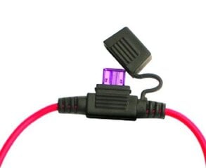 Держатель кабеля для мини предохранителя с кабелем AWG16 цена и информация | Автопринадлежности | pigu.lt