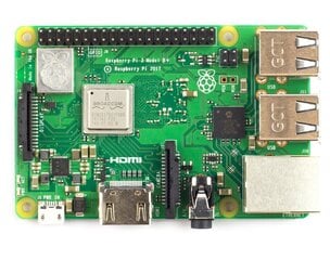 Raspberry Pi 3 B+ 1GB 1.4GHz kaina ir informacija | Atviro kodo elektronika | pigu.lt