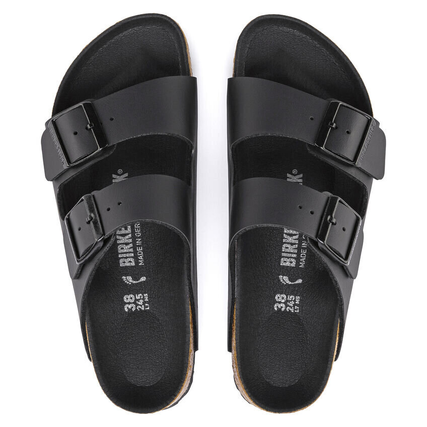 Šlepetės Birkenstock Arizona BF Triples Black/ Narrow Fit / 1019069 kaina ir informacija | Vyriškos šlepetės, basutės | pigu.lt