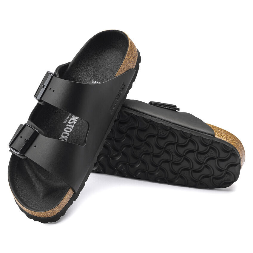 Šlepetės Birkenstock Arizona BF Triples Black/ Narrow Fit / 1019069 kaina ir informacija | Vyriškos šlepetės, basutės | pigu.lt