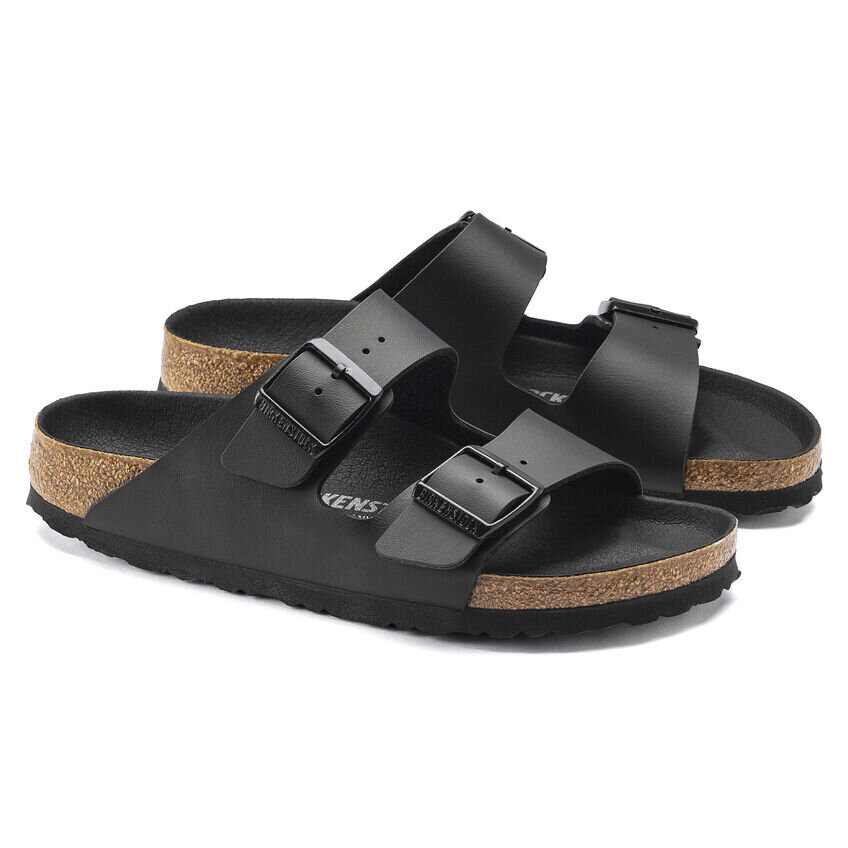 Šlepetės Birkenstock Arizona BF Triples Black/ Narrow Fit / 1019069 kaina ir informacija | Vyriškos šlepetės, basutės | pigu.lt