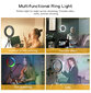 Zomei 10 colių RGB LED žiedinė fotografijos lemputė, asmenukės šviesos žiedas kaina ir informacija | Fotografijos apšvietimo įranga | pigu.lt