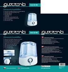 Ultragarsinis oro drėkintuvas Guzzanti GZ 985 kaina ir informacija | Guzzanti Santechnika, remontas, šildymas | pigu.lt