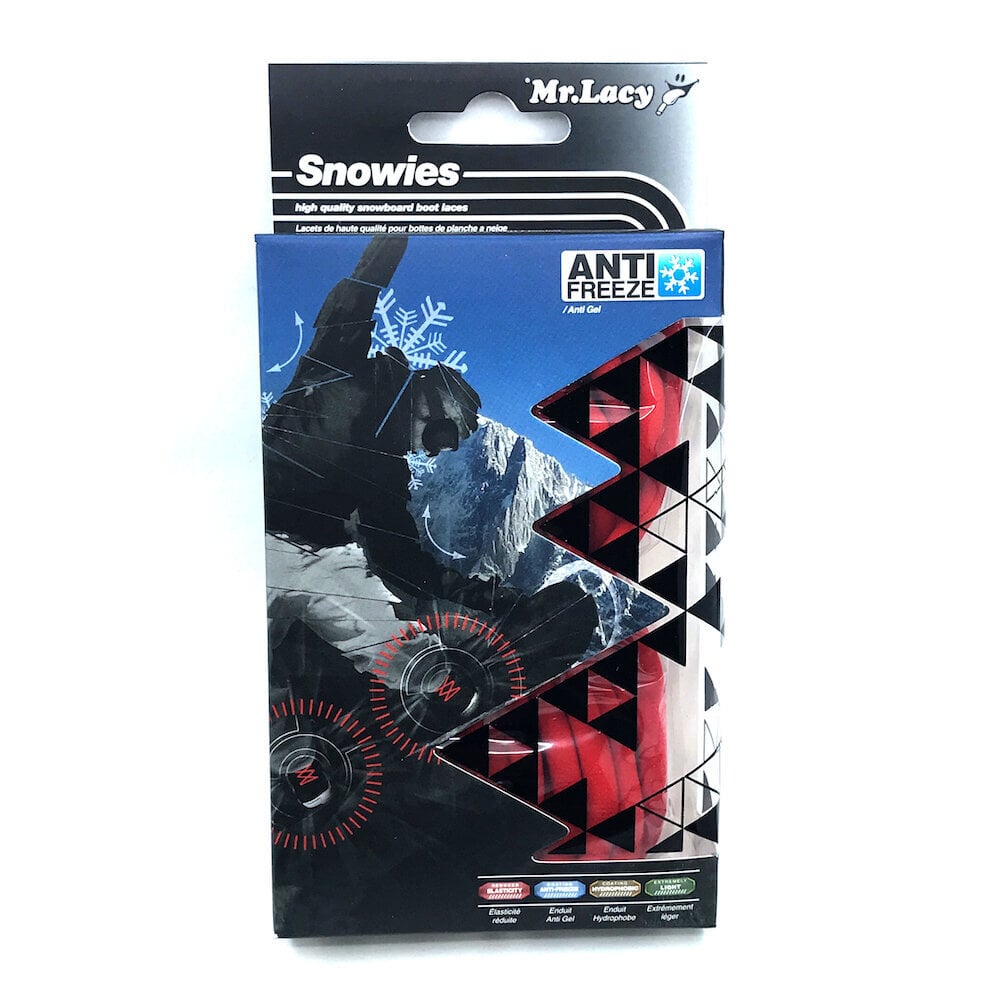 Mr.Lacy Snowies apvalus raišteliai, raudoni, 275 cm kaina ir informacija | Drabužių ir avalynės priežiūros priemonės | pigu.lt