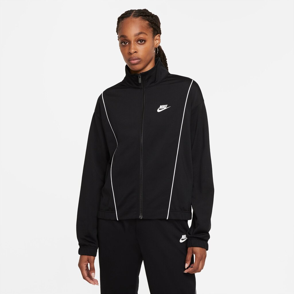 Nike sportinis kostiumas moterims NSW Essential Tracksuit, juodas kaina |  pigu.lt