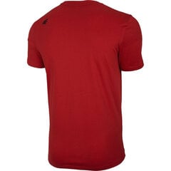 Marškinėliai vyrams 4F, raudoni kaina ir informacija | Vyriški marškinėliai | pigu.lt