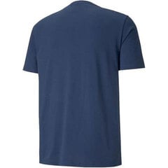 Marškinėliai vyrams Puma Big Logo Tee 581386 43, mėlyni kaina ir informacija | Vyriški marškinėliai | pigu.lt