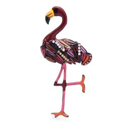 Sagė moterims flamingas SG-12, rožinė kaina ir informacija | Sagės | pigu.lt