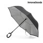 Atvirkščiai sulankstomas skėtis InnovaGoods kaina ir informacija | Vyriški skėčiai | pigu.lt