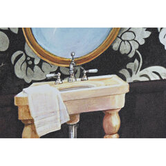 Картина DKD Home Decor, Полотно, Туалеты (3 шт.) (30 x 1.8 x 40 cm) цена и информация | Репродукции, картины | pigu.lt