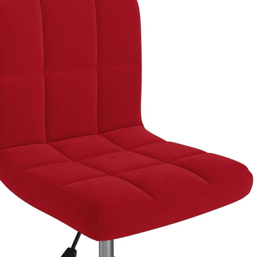 Pasukamos valgomojo kėdės, 4 vnt, raudonos цена и информация | Virtuvės ir valgomojo kėdės | pigu.lt
