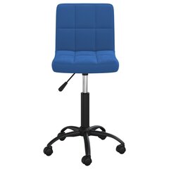 Pasukamos valgomojo kėdės, 6vnt., mėlynos spalvos, aksomas kaina ir informacija | Virtuvės ir valgomojo kėdės | pigu.lt