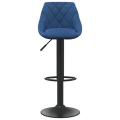 Барные стулья, 2 шт., синие цена и информация | Стулья для кухни и столовой | pigu.lt