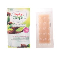 Depiliacinės juostelės kūnui Depil Chocolate Byly, 12 vnt. kaina ir informacija | Depiliacijos priemonės | pigu.lt