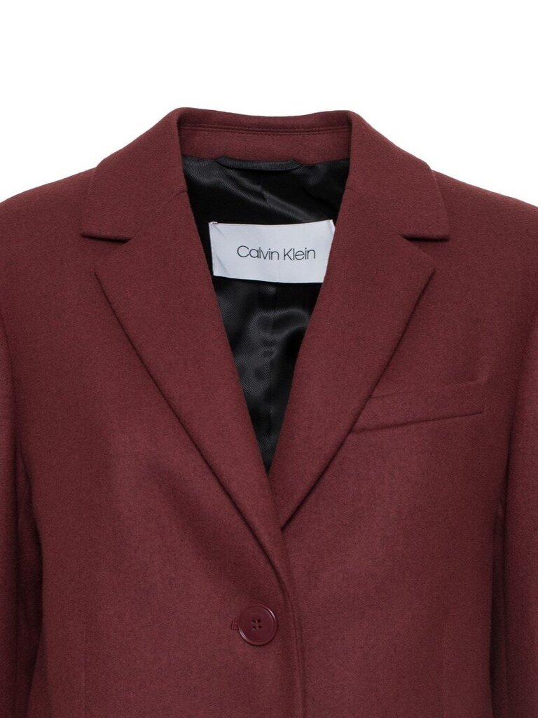 Paltas moterims Calvin Klein, raudonas kaina ir informacija | Paltai moterims | pigu.lt