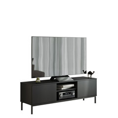ТВ столик Marinez 2D, черный цена и информация | Тумбы под телевизор | pigu.lt