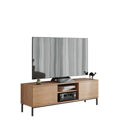 ТВ столик Marinez 2D, коричневый цена и информация | Тумбы под телевизор | pigu.lt