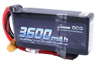 Akumuliatorius Li-Pol Gens Ace 3600mAh 11.1V 50C 3S1P kaina ir informacija | Akumuliatoriai | pigu.lt