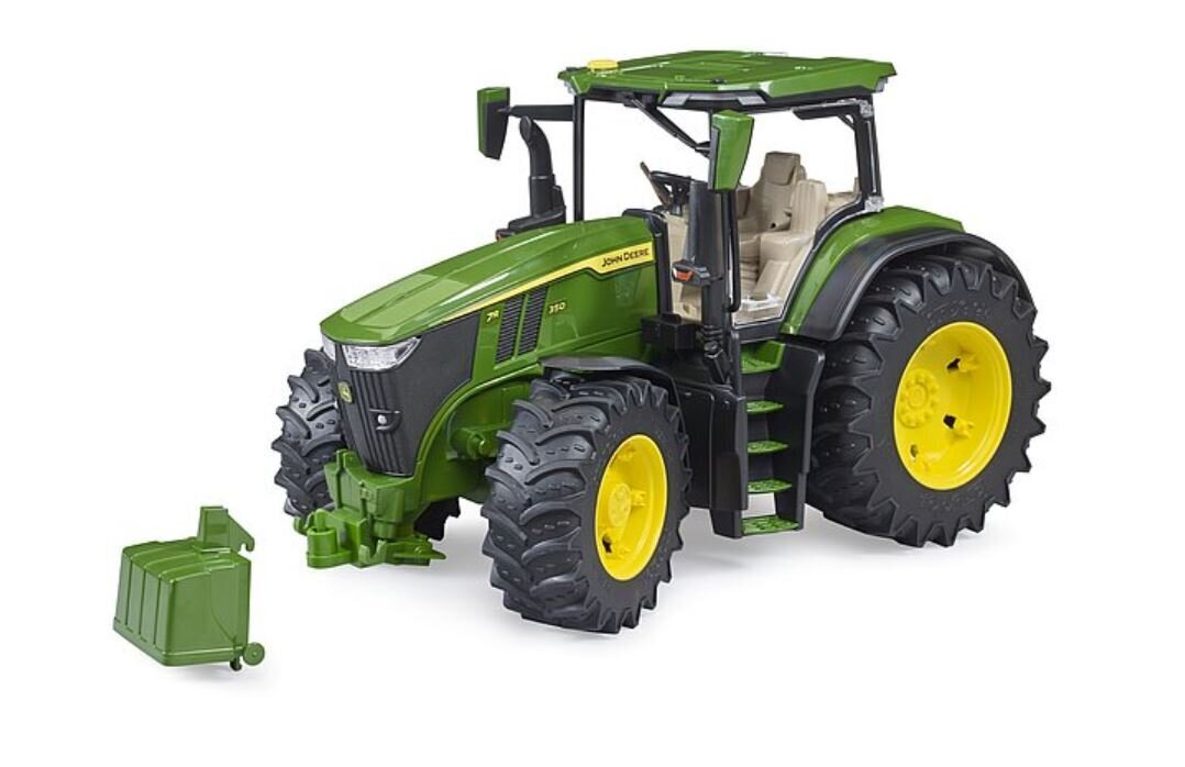 Traktorius Bruder John Deere 7R 350, 03150 kaina ir informacija | Žaislai berniukams | pigu.lt