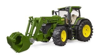 Traktorius su priekiniu krautuvu Bruder 03151 John Deere 7R 350 kaina ir informacija | Žaislai berniukams | pigu.lt