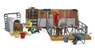 Žaislinis tvartas su karvėmis Bruder цена и информация | Игрушки для девочек | pigu.lt
