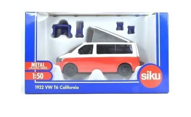 Žaislinė mašinėlė Siku VW T6 California kaina ir informacija | Žaislai mergaitėms | pigu.lt