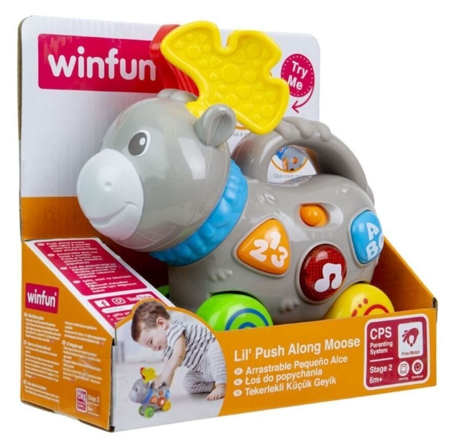 Interaktyvus Winfun Briedis kaina ir informacija | Žaislai kūdikiams | pigu.lt
