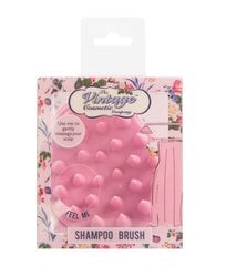 Galvos odos masažo šepetėlis The Vintage Cosmetic Company Shampoo Brush kaina ir informacija | Šepečiai, šukos, žirklės | pigu.lt