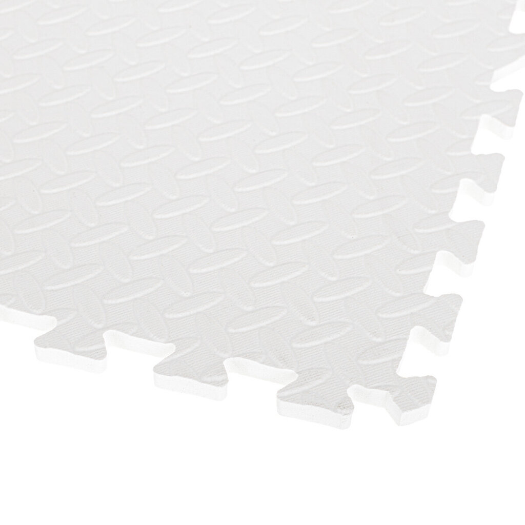 Vaikiškas porolono kilimėlis iš 4 dalių, baltas, 60x60 cm kaina ir informacija | Kilimai | pigu.lt