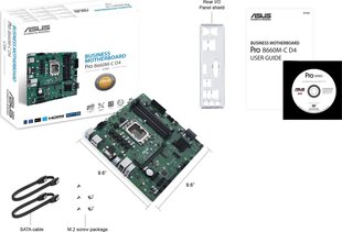 Asus Pro B660M-C D4-CSM kaina ir informacija | Pagrindinės plokštės | pigu.lt