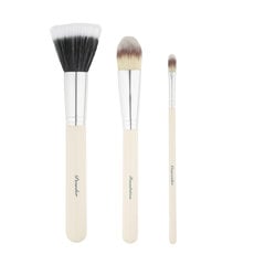 Makiažo šepetėlių rinkinys The Vintage Cosmetic Company Airbrush, 3 vnt. цена и информация | Кисти для макияжа, спонжи | pigu.lt