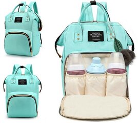 Mamos krepšys-kuprinė, žalia kaina ir informacija | Vežimėlių priedai | pigu.lt