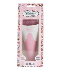 Veido masažo volelis The Vintage Cosmetic Company Ice roller Pink цена и информация | Массажеры для лица, инструменты для чистки лица | pigu.lt