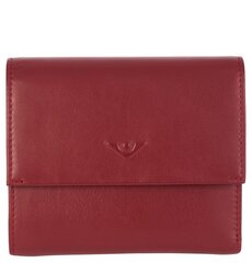 Odinė piniginė VOI leather design, raudona kaina ir informacija | Piniginės, kortelių dėklai moterims | pigu.lt