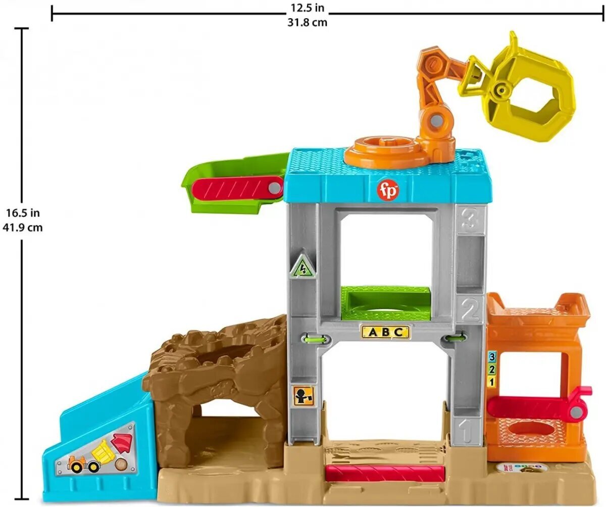 Statybvietės rinkinys su efektais Fisher Price kaina ir informacija | Žaislai berniukams | pigu.lt