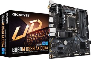 Gigabyte B660M DS3H AX DDR4 цена и информация | Материнские платы | pigu.lt